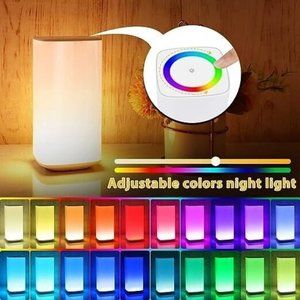 Royfacc Led Night Light Model S550 Touch Lamp for Bedside Table Lamp Rechargeabl